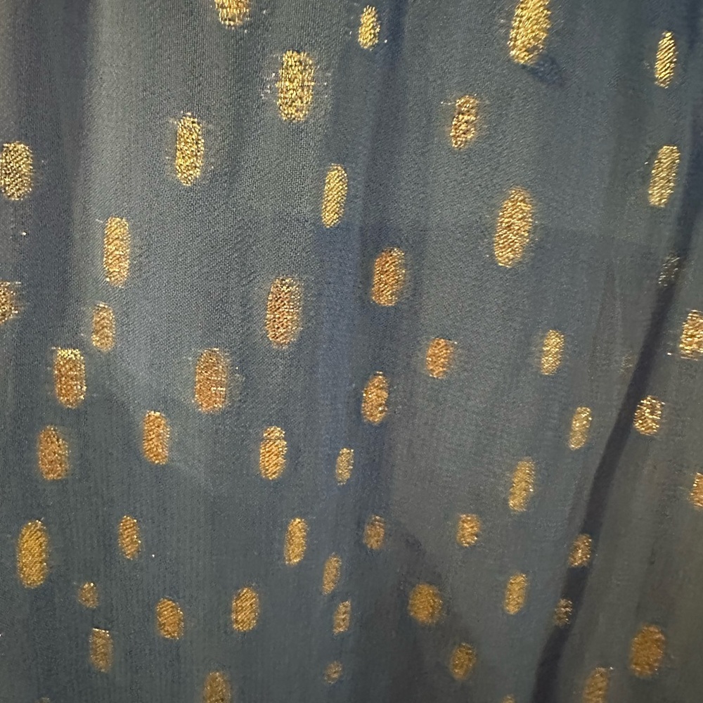 Lilly Pulitzer Blue Maxi Dress with Silver Accents - Picture 3 of 12